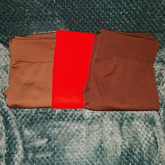 Pants - Bundle of 3 fleece leggings plus sz